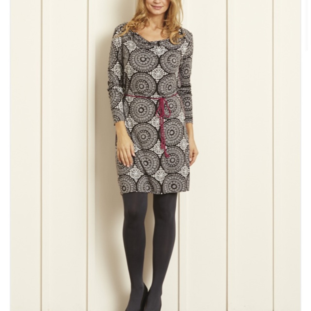 Hatley Mosaic Cowl Neck Dress Size small
